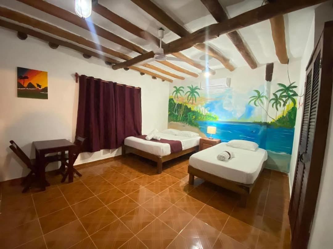 Casa Victor Avila Isla Holbox Exteriör bild